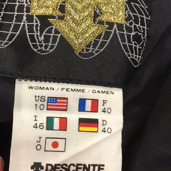 Vintage Descente women’s black snow pants sz 6 - Picture 11 of 13